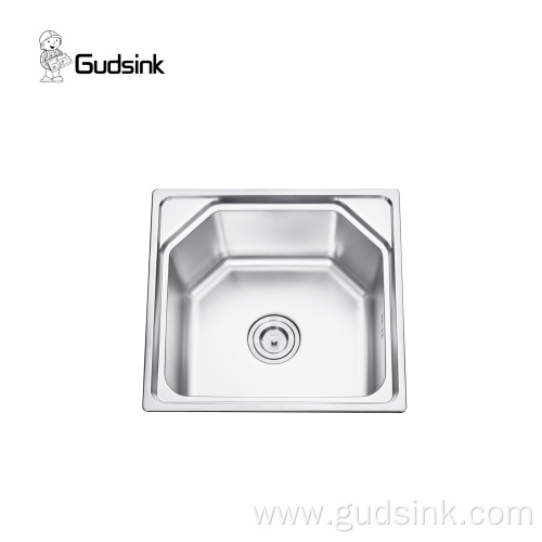 Countertop economical single bowl kitchen sink